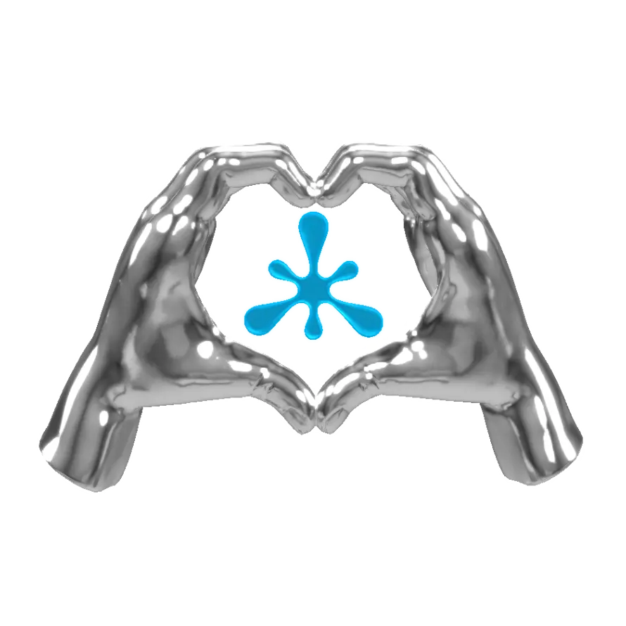 Hands with Splash
